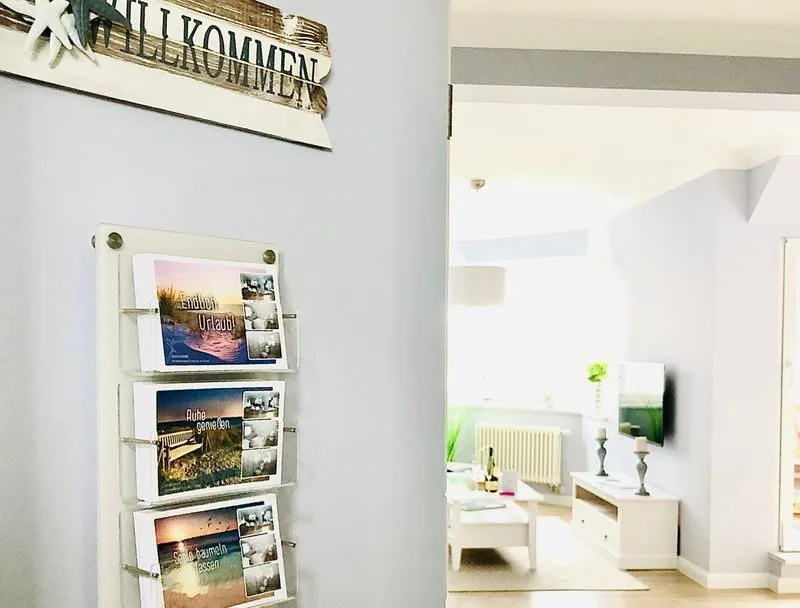 Küche und Essbereich der KranichSuite Zingst