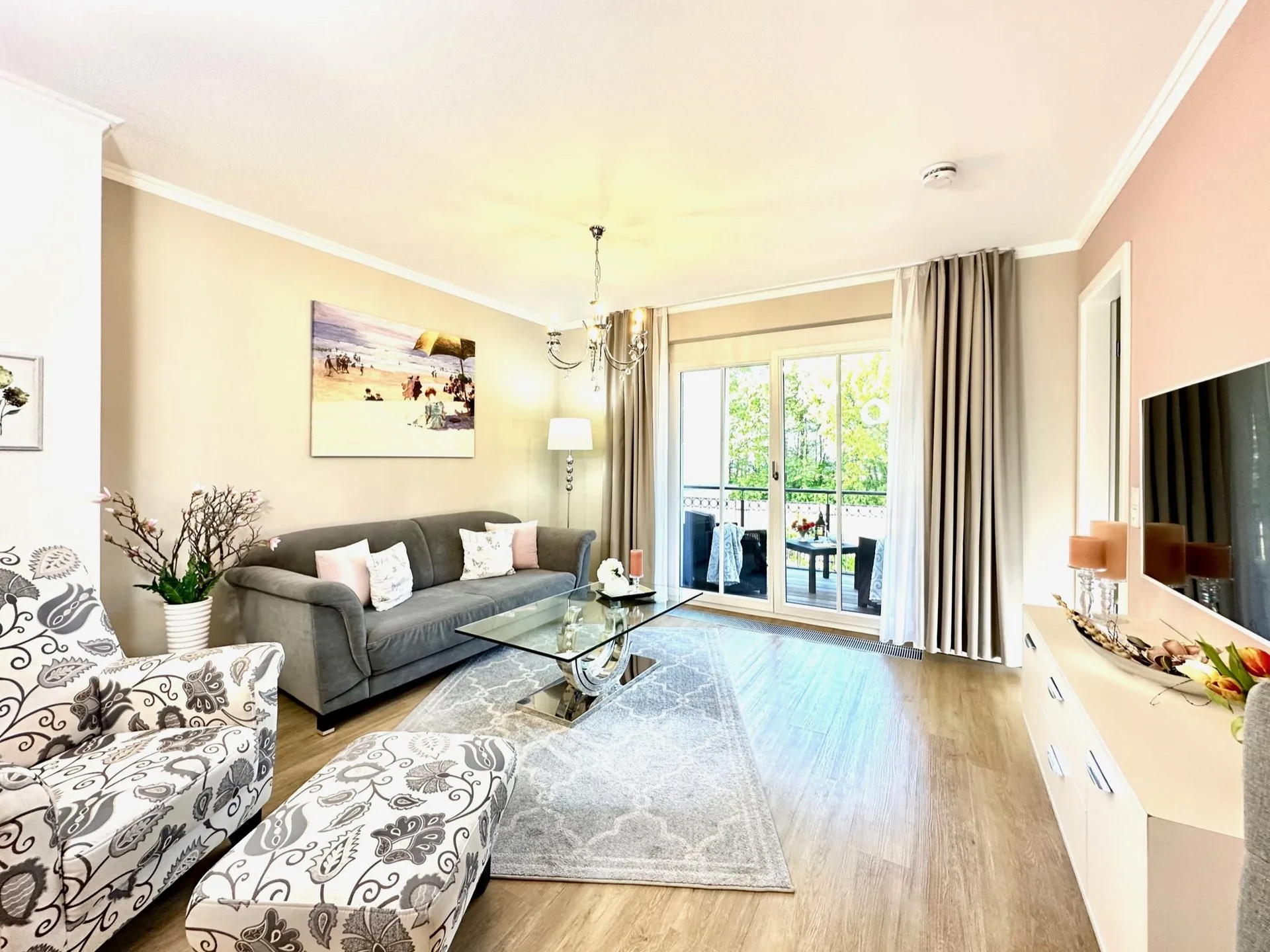 Balkon der Ferienwohnung Suite Ostseewelle Zingst